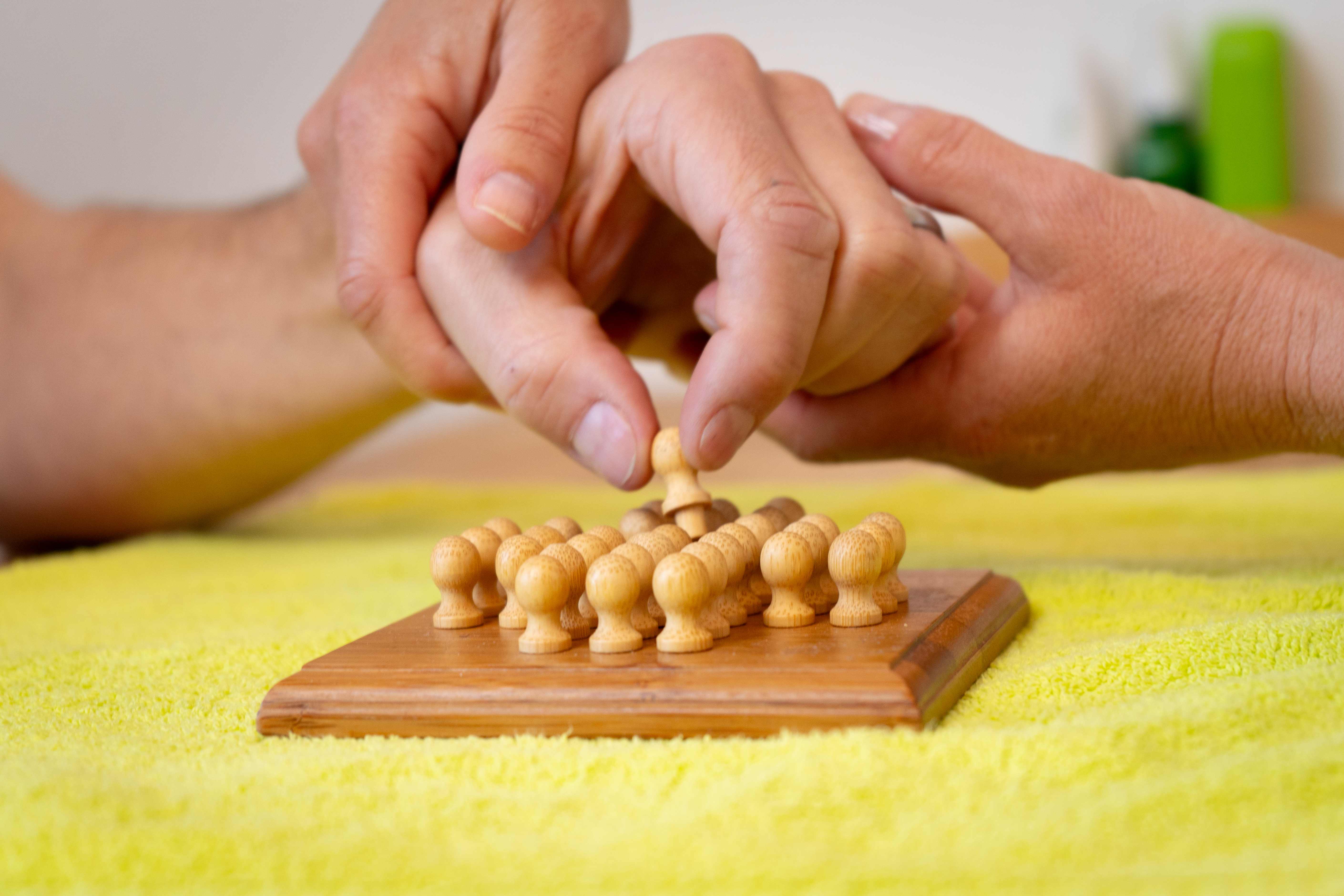 Séance d'ergothérapie